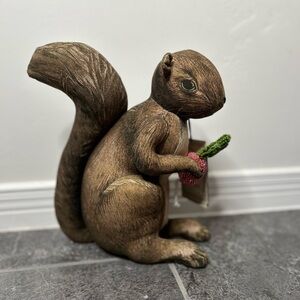 Charming Brown Squirrel Accent Pillow